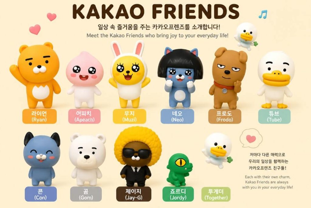 best korean souvenir kakao friends