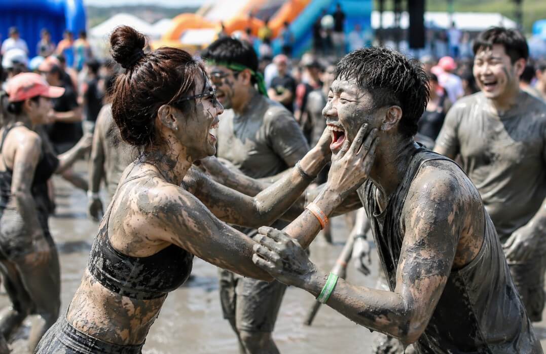boryeong mud festival mud pool