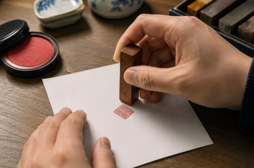 english korean name seal samples
