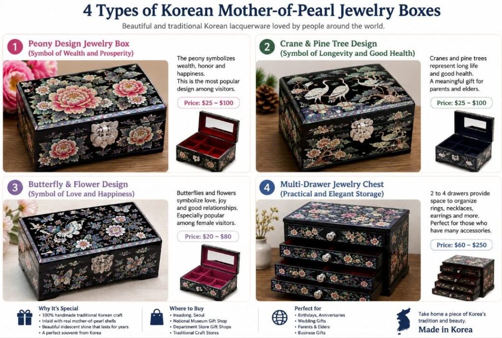 handmade korean lacquerware jewelry box