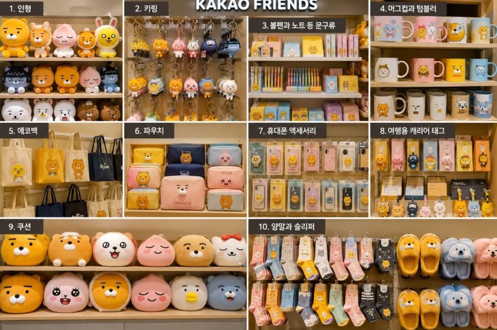 kakao friends popular goods korea
