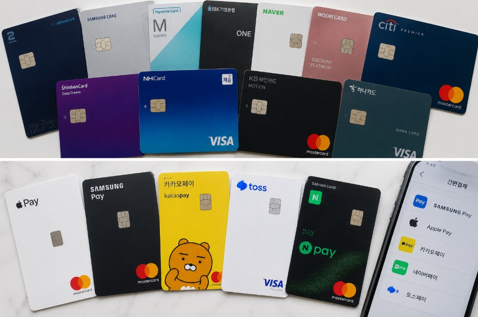 korea cashless payment cards