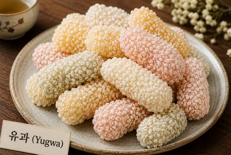 korean rice gangjeong snack