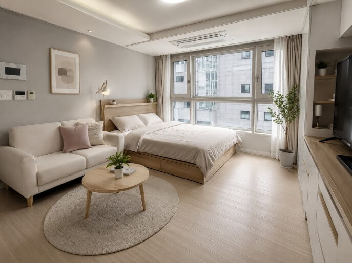 seoul monthly rent room